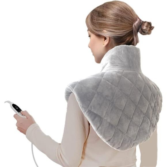Heating Pad, Detachable Heated Neck Shoulder Wraps with Auto Shut Off - Picture 1 of 6